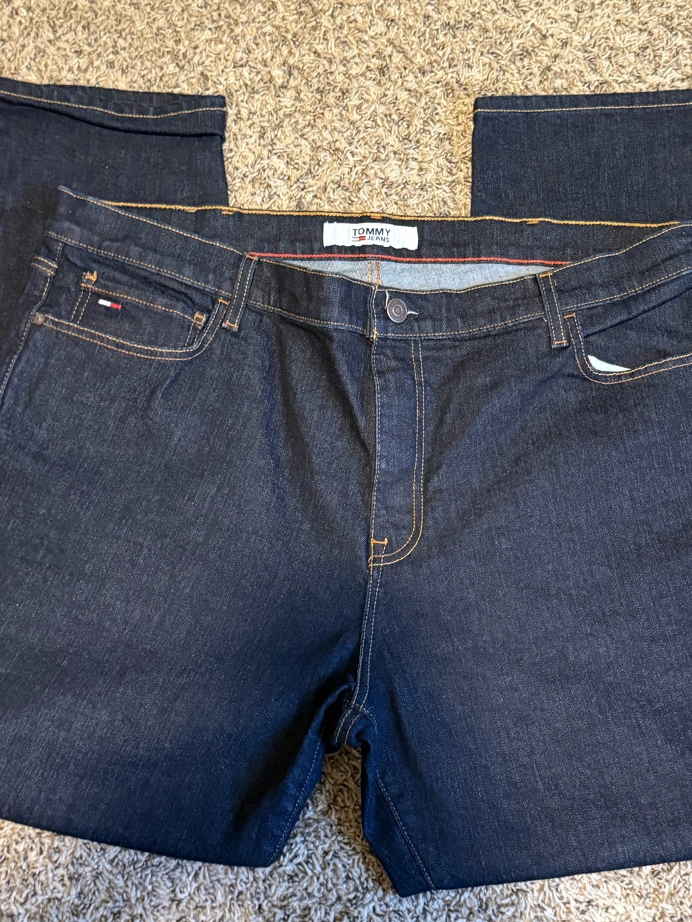 Tommy Hilfiger Dark Indigo Straight Leg Jeans
